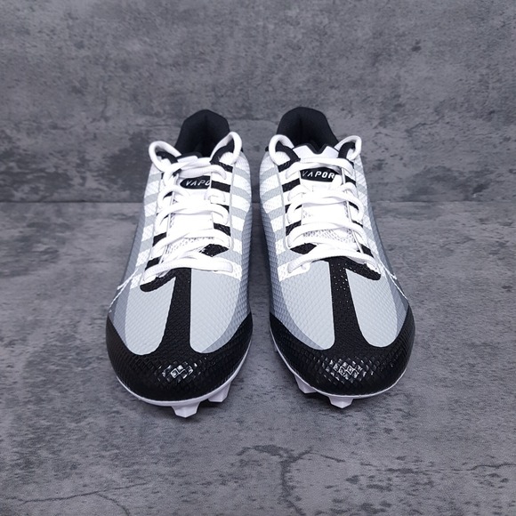 NIKE‎ Vapor Edge Speed 360 Football Cleats Mens 13 Smoke Grey Black White main image 5